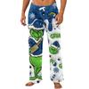 Men's Allover Printed Home Pants Sleeping Pajama Pants Long Pants Pajama Pants