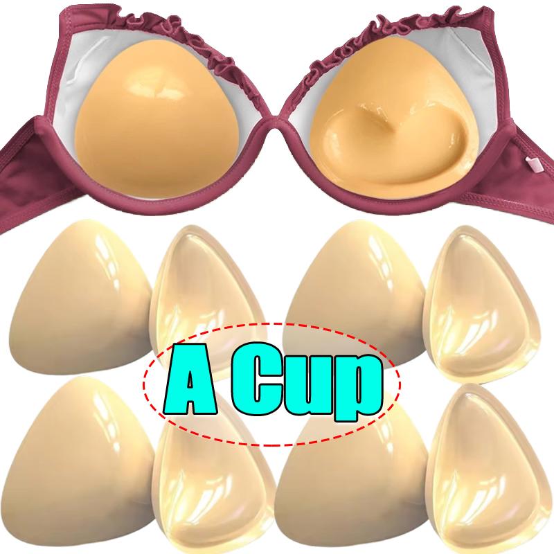 

1pair Thicken Self Adhesive Bra Double Both Sided Sticky Push Up Bra Inserts Reusable Adhesive Ultra Breast Lift Padding Inserts