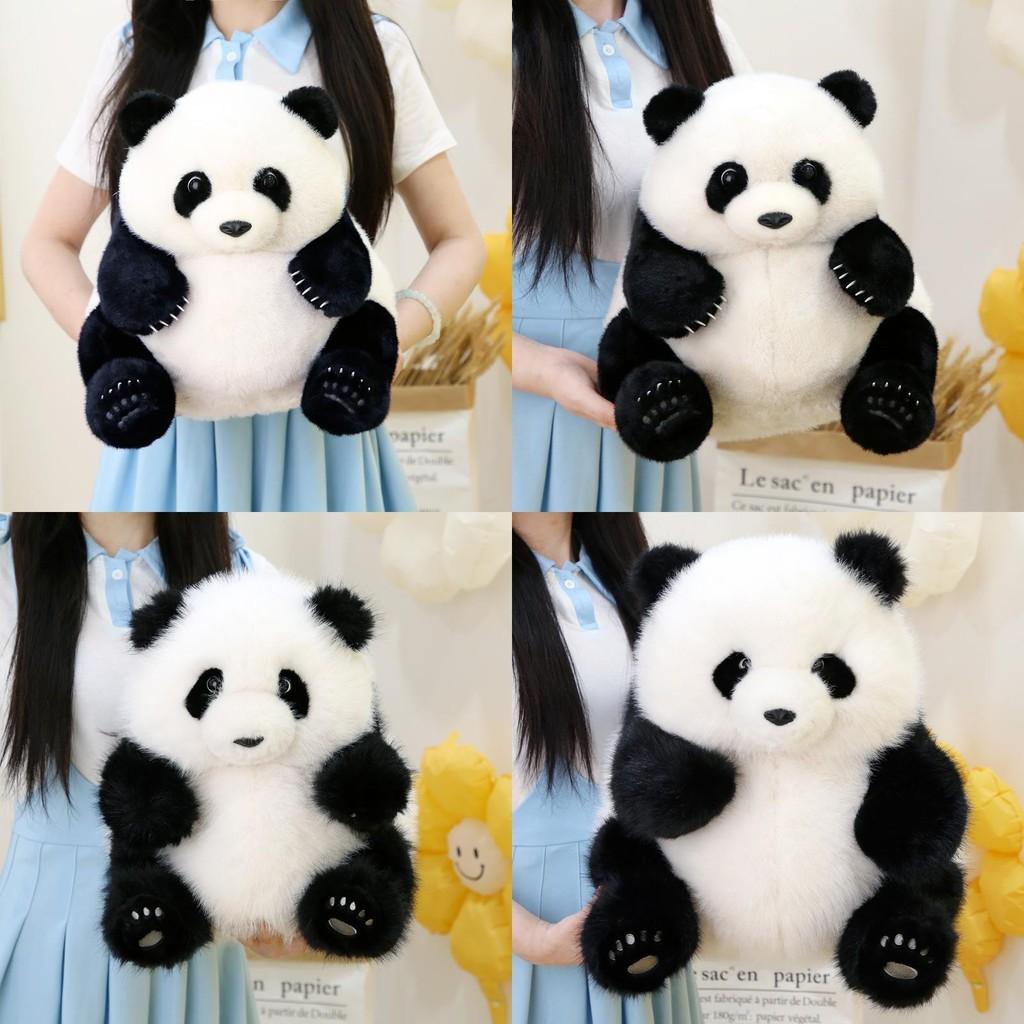 Adorable Authentic Plush Panda Toy Soft Stuffed Animal Gift For Girlfriend 35cm 45cm Options Available