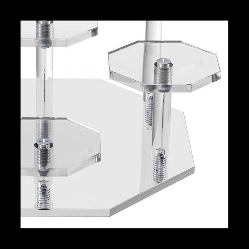 Acryl Risers Display Stand, 7-Tier Parfüm Organisator Und Cupcake Stand, Storage Display Stand Für Sammlerstücke Und Kunsthandwerk