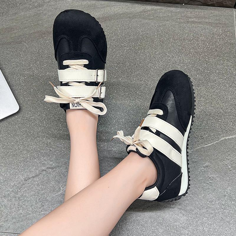 Fashion Women's Sneaker Women's Sports Shoes Autumn 2025 Flats Platform Woman Shoes Casual Walking Comfortable Lace Up Zapatos De Mujer