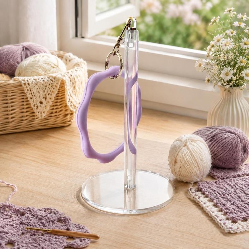 Acrylic Craft Line Yarn Winding Stand for Winding Sewing Thread and Selected Cords During Knitting and Home Craft Project