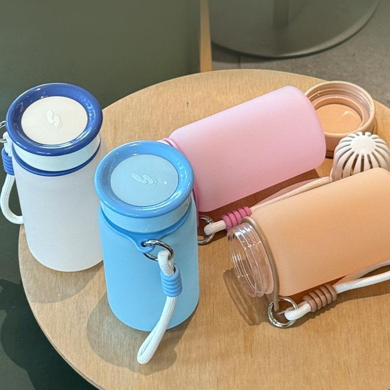 380-650MLSports Fitness Water BottleLarge Capacity Jug for Workout Training Outdoor Activities Beach Travel Drink Cup