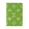Pocket Organizer Classic Brand Print Flip Closure Leather Card Holder Men Wallets Green N87528