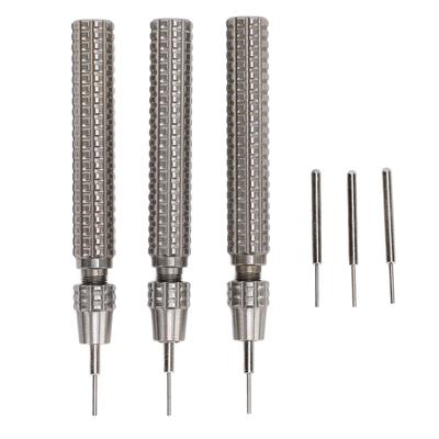 Poinçons pour goupilles de bracelet de montre en acier inoxydable avec 3 aiguilles supplémentaires, outil de retrait de goupilles de maillon de remplacement de bracelet