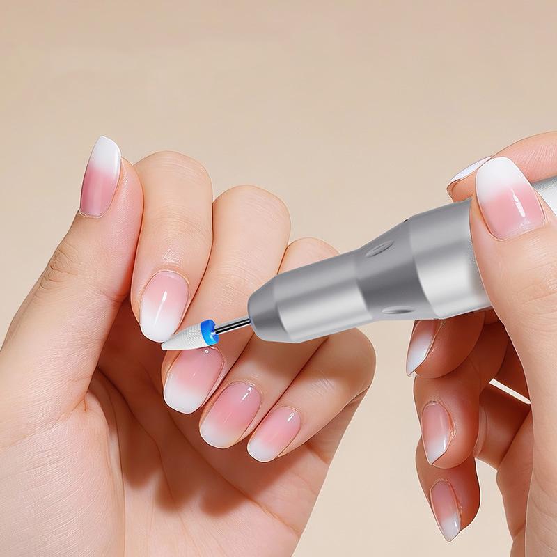 Electric Nail Drill Machine 40000RPM Rechargeable Portable Polishing Tool Kit For Gel Acrylic Nail Art At Home Salon