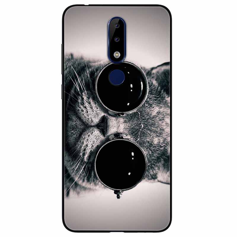 For Nokia 5.1 Plus Case Soft Silicone Cartoon Fashion TPU Phone Cases for Nokia X5 Cover 5.1Plus Cute for NokiaX5 Protective