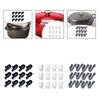 12x Oven Silicone Clips Flexible Silicone Universal Protective Clips for Cookware Cookware Protector Clips Silicone Clamp