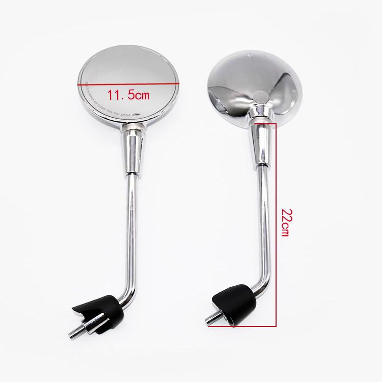 Moxin Vespa 8 Rearview Mirror: Biya Bridge Style, Adjustable Left/Right, Reversing Capability