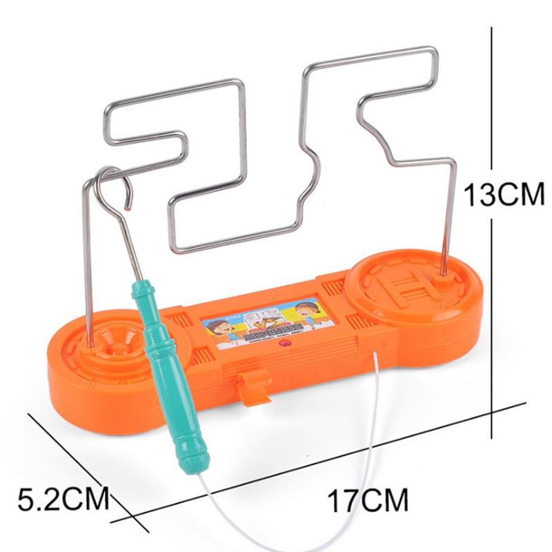 Kids Collision Electric Shock Touch Maze Game Party Funny Science Experiment Toy