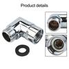 90 Degree Shower Elbow Adapter Copper Connector for Adjustable Water Direction