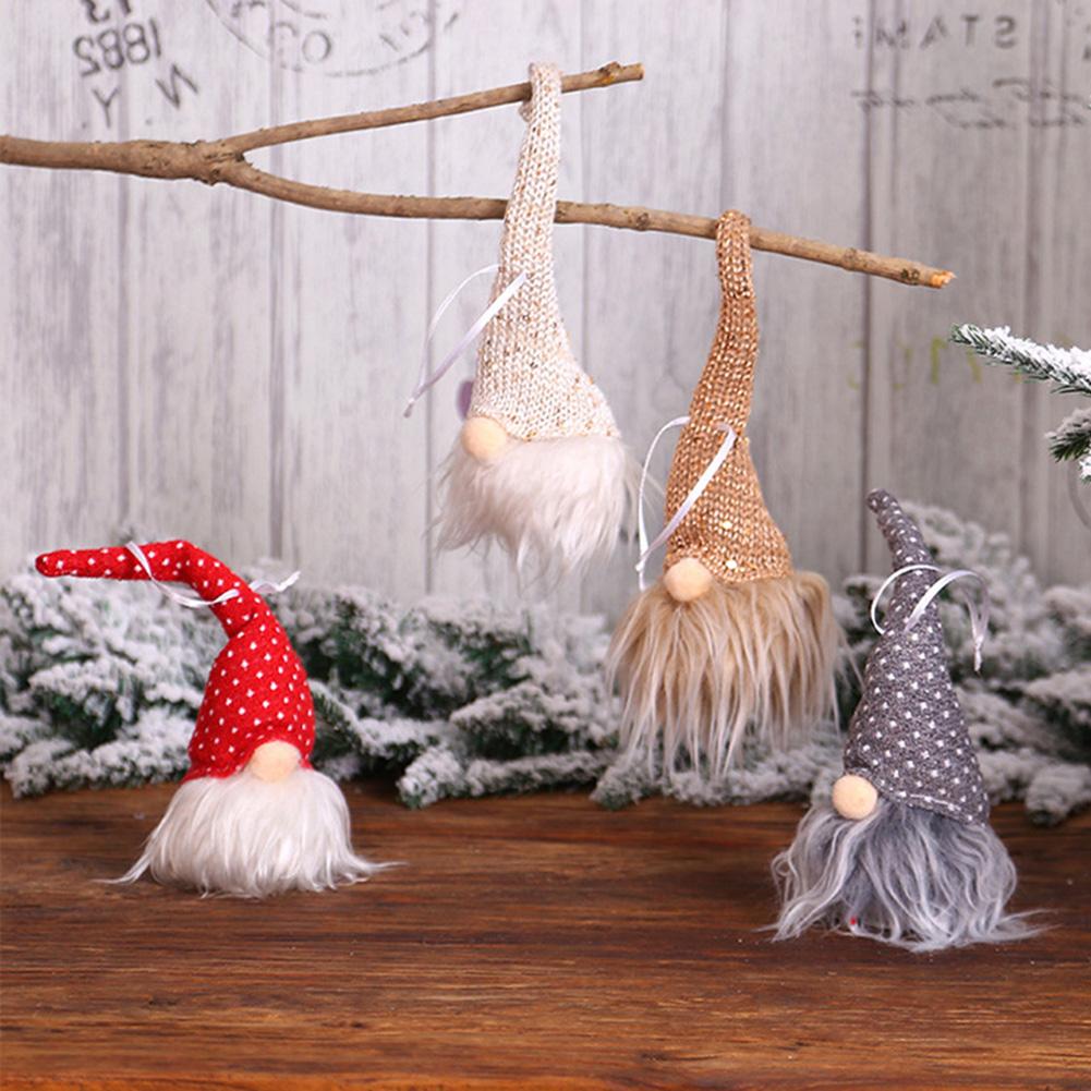 Christmas Trees Christmas Glow Dolls Handmade Holiday Decor Handmade Christmas Glow Dolls Gnomes Decor with LED Light