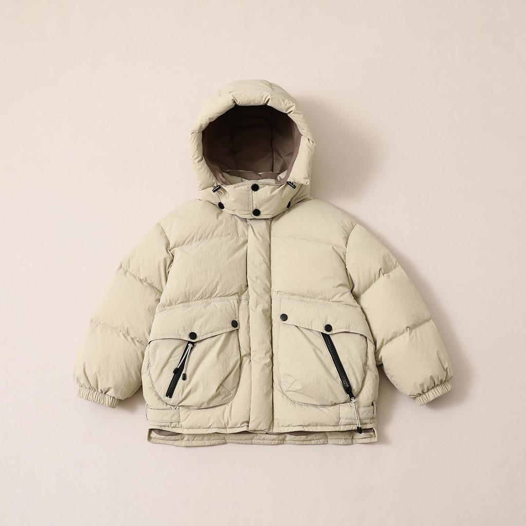 Children's 2025 Winter Down Jacket for Boys and Girls - Thick, 90% Down, Available in Small, Medium, and Large.