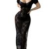 New ebay mesh perspective sex pajamas dress tight summer women