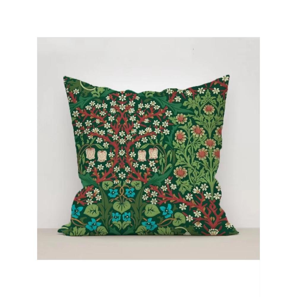 Vintage Oil Painting Print  Pillowcase Living Room Sofa Cushion Cover Home Decor