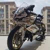 Hochschwierigkeitsgrad zusammengebauter Baustein Motorrad Motorradmodell - mechanische Rennspielzeuge, Heimdekoration, Weihnachtsgeschenke