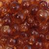 10-200pcs 8/10/12/14/16/18/20mm Acrylic Amber Beads Round Big Hole Loose Spacer Beads For DIY Jewelry Making Bracelets Necklace