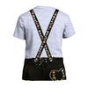 Herren Oktoberfest Vintage Print Kurzarm T-Shirt Lockere Passform Sommer