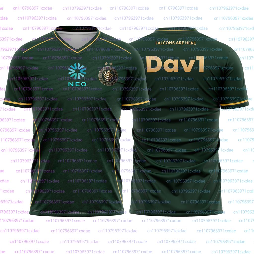 Team Falcons 2026 Training Uniforms CS2 Esports Karrigan Fans Jersey New Design Gaming Custom ID T-shirts Men's 3D V -Neck Tees