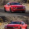 Compatible Ford Mustang 2015-2023 RTR Side Skirt Decorative Strips, Injection Molded PP