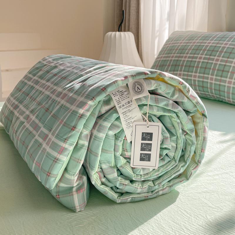

Хлопковое летнее одеяло Одеяло для кондиционера Наполнитель из соевого волокна Тонкое одеяло Одеяло в скандинавском стиле Одеяло для кровати Четыре сезона 150x200cm