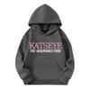 Girls' Fashion Long-Sleeve Hooded Sweatshirt with Print and Pockets