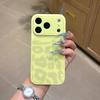 Liquid Silicone Leopard Print Is Suitable for Apple 16 Mobile Phone Case, Simple 15pro Skin Feeling Solid Color 17AIR Anti-drop Protective Case.