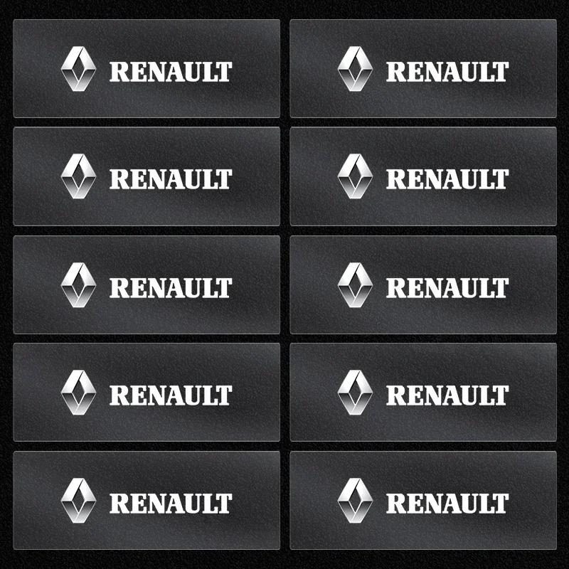 Car Stickers emblem Auto Decor Decals Window Wiper Stickers For Renault QM6 Kadjar Clio Koleos Megane Espace Captur Scenic ZOE 4 RR1