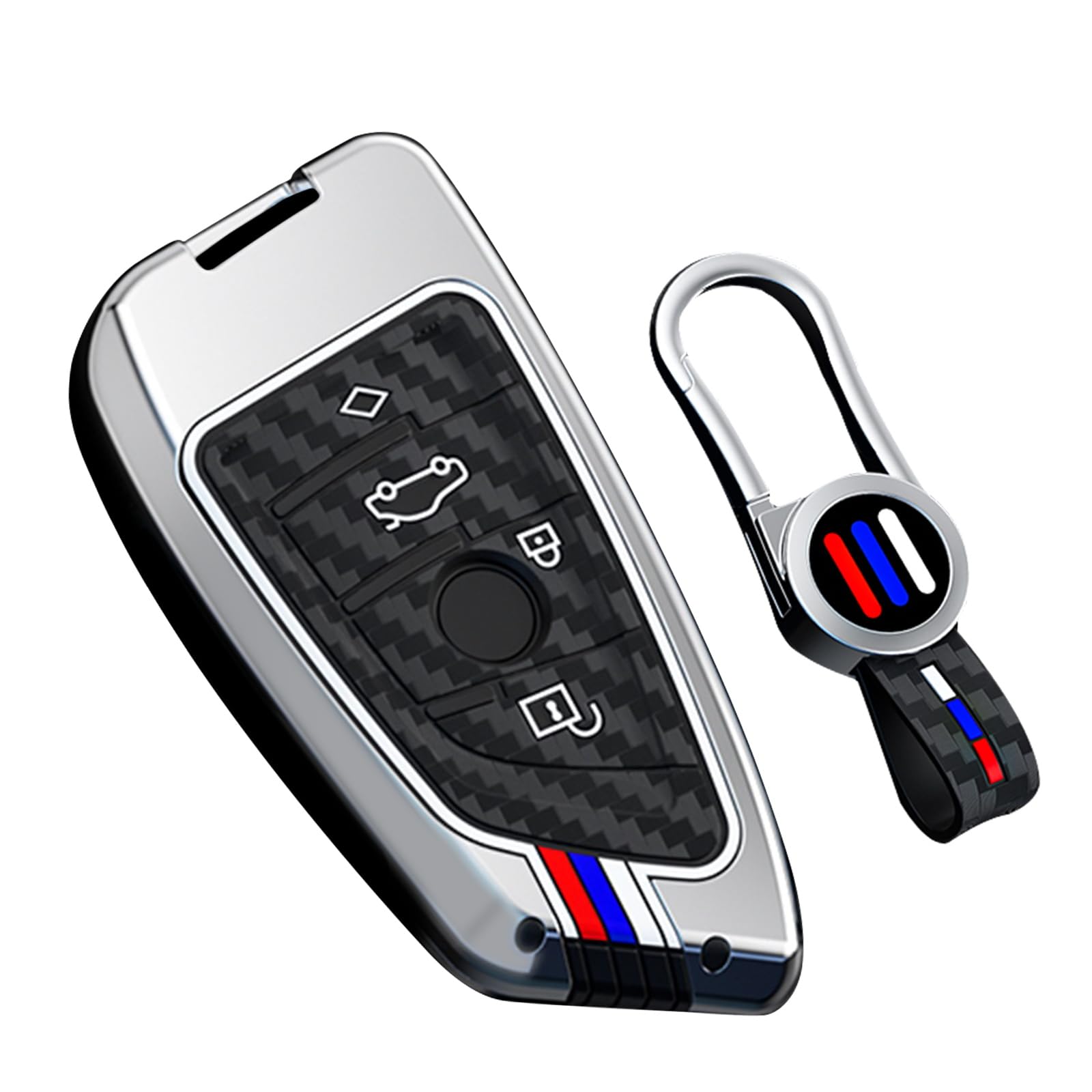 

[TECART] Key Case for BMW X1 X2 X4 X5 X6 серебряный