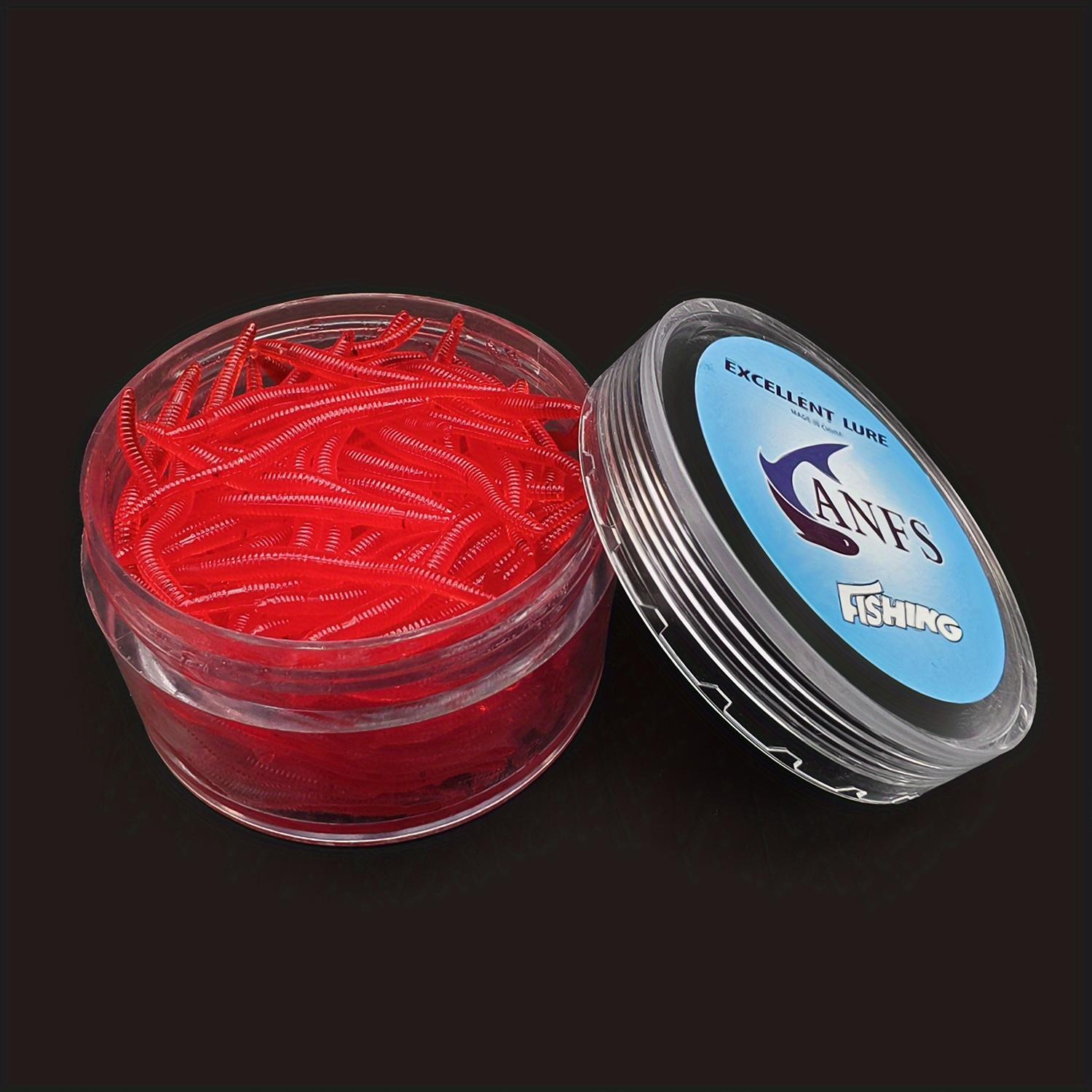 

150 шт. Бионические приманки для рыбалки «Земляной червь», Реалистичный набор мягких приманок, Рыболовная приманка для пресной и соленой воды, Искусственная приманка 150pcs with box