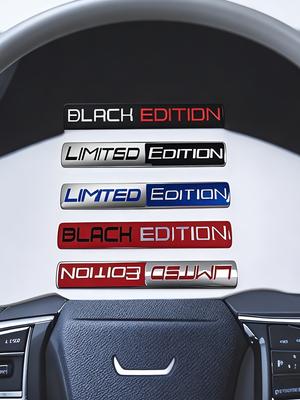 1 Stück Metallaufkleber Limited Edition Racing Sport Emblem Abziehbild für Auto Motorrad Kofferraum Seitenkotflügel Heck Modifiziertes Abzeichen