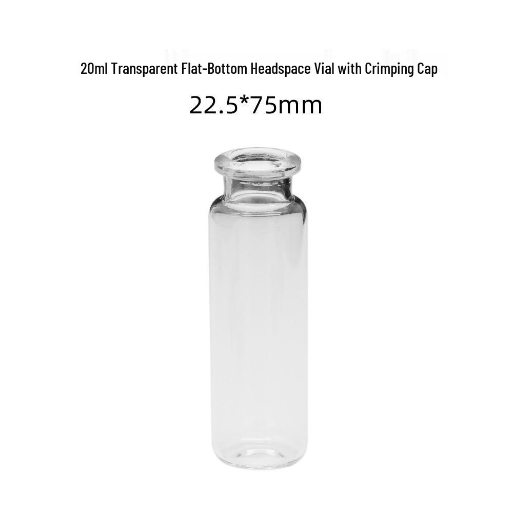 10ml/20ml Headspace Vial Caps, 20x3mm Aluminum Septa for Agilent Shimadzu Autosamplers