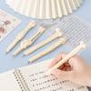 5Pcs/Collection Funny Lifelike Bone Shape Ballpoint Pen School Workplace Writing Supplies Gift Stationery Korean Station Practical Use