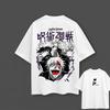 Summer Gojo Jujutsu Kaisen Graphic T-Shirt CottonShirt Unisex Men Short Sleeve Selling Popular Fashion