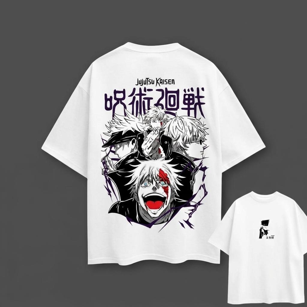 Summer Gojo Jujutsu Kaisen Graphic T-Shirt CottonShirt Unisex Men Short Sleeve Selling Popular Fashion