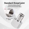 Pneumatic Connector 304 Stainless Steel PCF 1/8” 1/4” 3/8” 1/2” BSP Internal Thread Pneumatic Hose Air Pipe Quick Fitting
