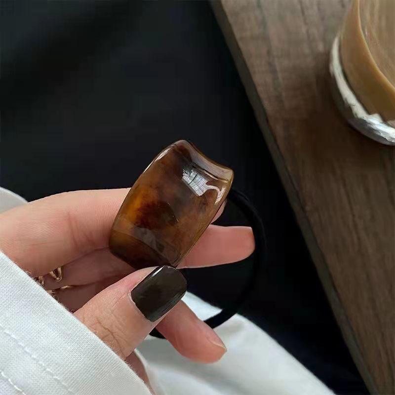 Korean Elegant Hair Rope Bracelet Scrunchie Women Elastic Hair Rubber Bands Accessories For Girls Tie Hair Ring Headdress Holder