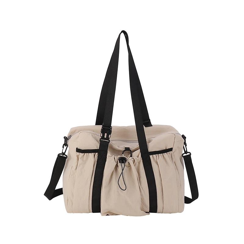 

Сумка через плечо из нейлона на молнии для женщин, большая вместимость, простая, молодежная, высокого качества, модная, новая