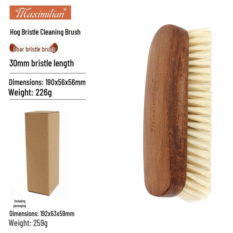 Maximilian Soft Bristle Leather Care & Cleaning Brush 803343