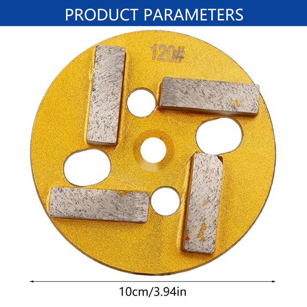 Professioneller 100mm Diamant-Schleifblock Metallbearbeitung Schleifwerkzeug Für Betonböden Mit 50~300 Körnung Optionen