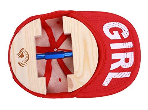 HAIBEIR Hat Stretcher, Denim Multicolor Adjustable Heavy Hat Stretcher for Hats, Cowboy Hats, Baseball Caps, Wool Hats, and Men's and Women's Caps (Bl