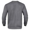 Men's Casual Solid-color Round-neck Sweatshirt With Corduroy And Striped Long-sleeved Sweatshirt