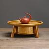 Japanese Bamboo Tea Set Storage Box - Dustproof Portable Basket for Tea Tray & Ceremony Accessories
