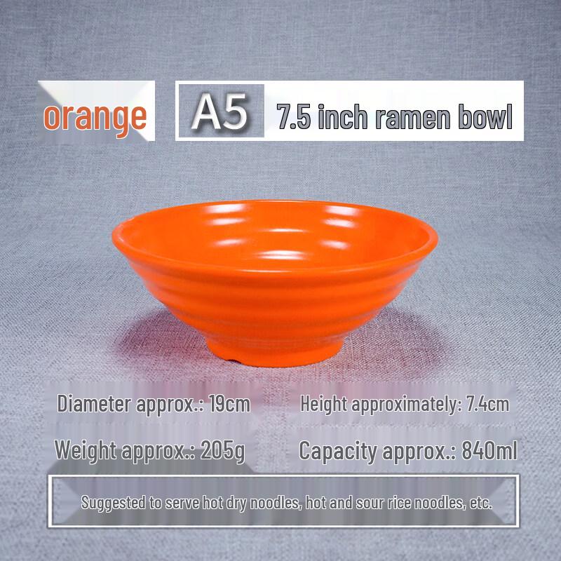 

Commercial Chinese Melamine Noodle and Soup Bowl