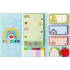 Colorful Pocket Notepad Dog Cat Self-Adhesive Notes Sticky Notes Set  School Supplies