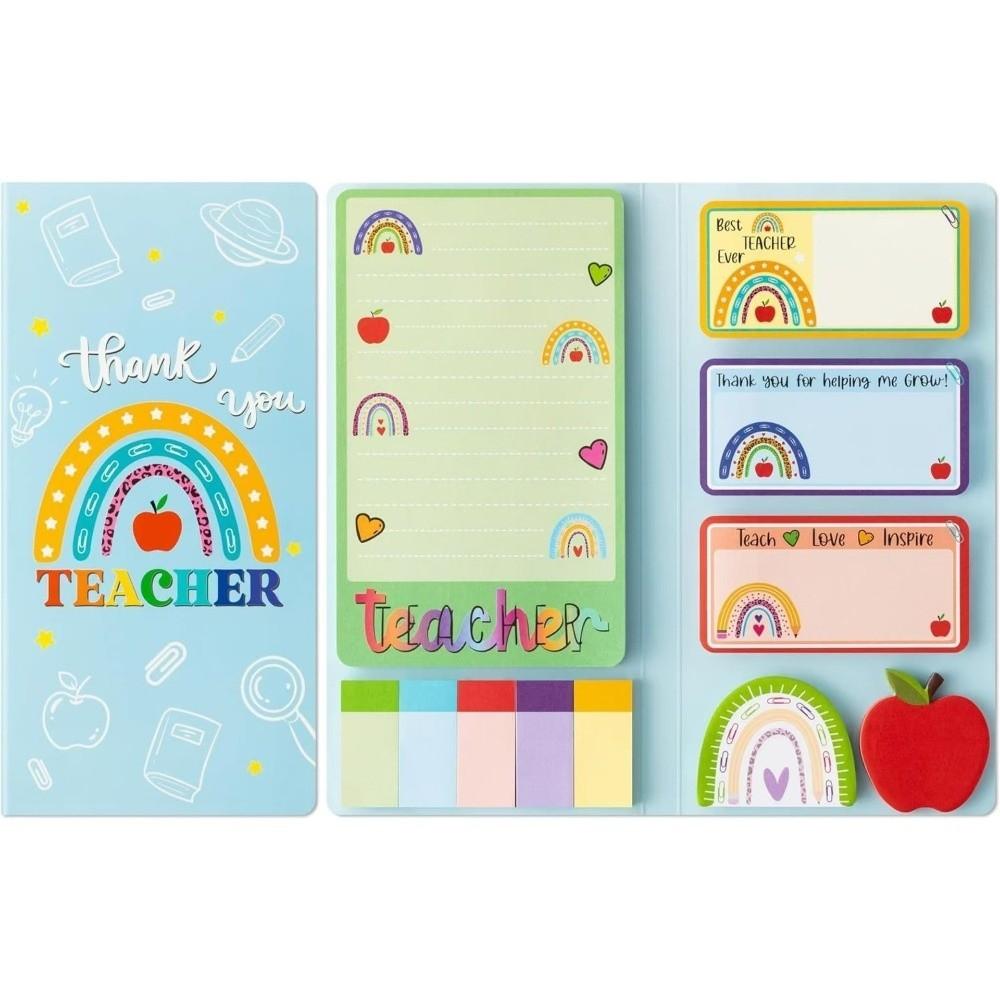 Colorful Pocket Notepad Dog Cat Self-Adhesive Notes Sticky Notes Set  School Supplies