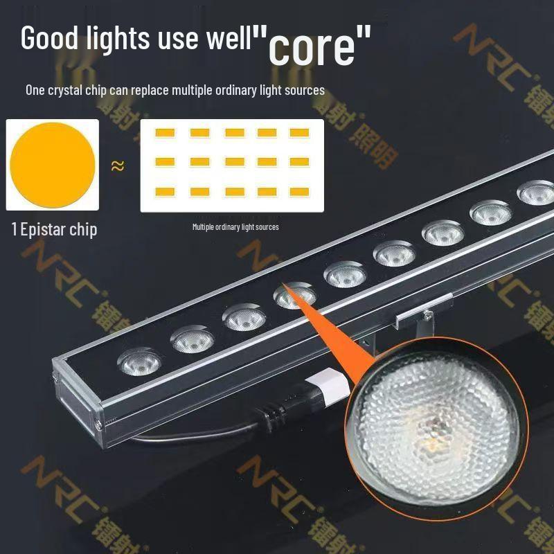 Outdoor Solar LED Wall Washer Lights for Villas and Buildings