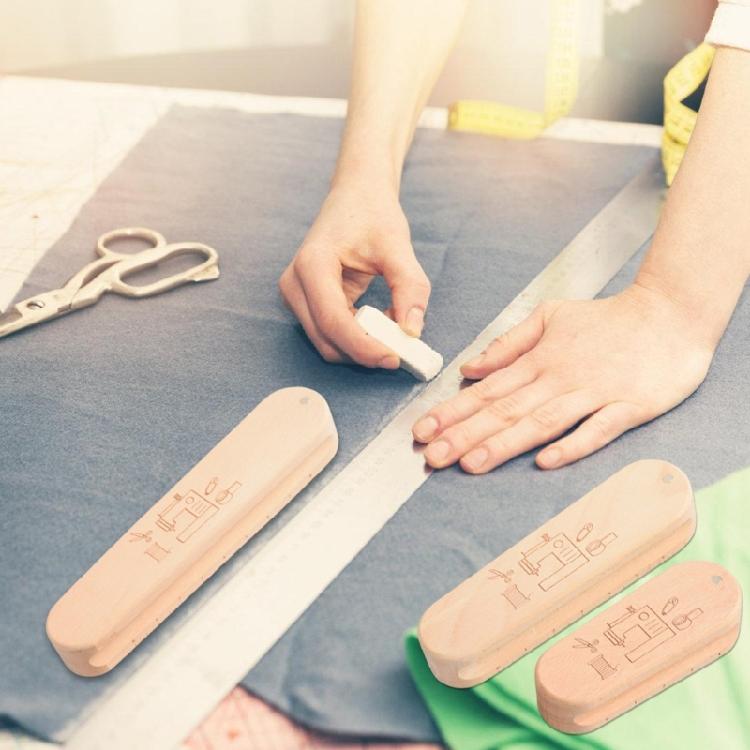 Wood Tailors Clapper Quilters Clapper with Scale  Practical Clapper Sewing Tool for Sewing Quilting