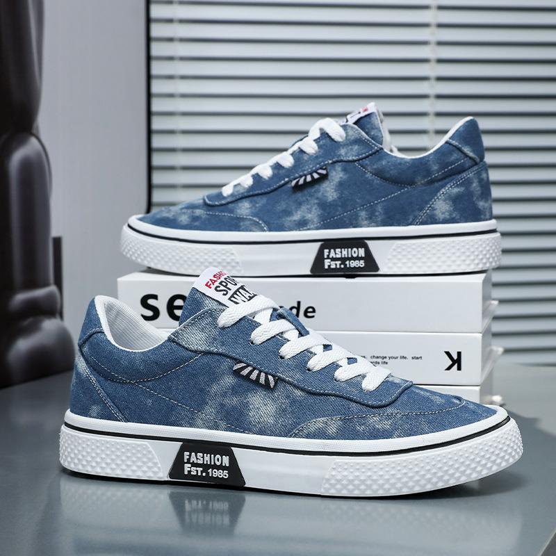 

Менее трендовые парусиновые туфли мужские новые универсальные мужские повседневные спортивные модные низкие кеды 44