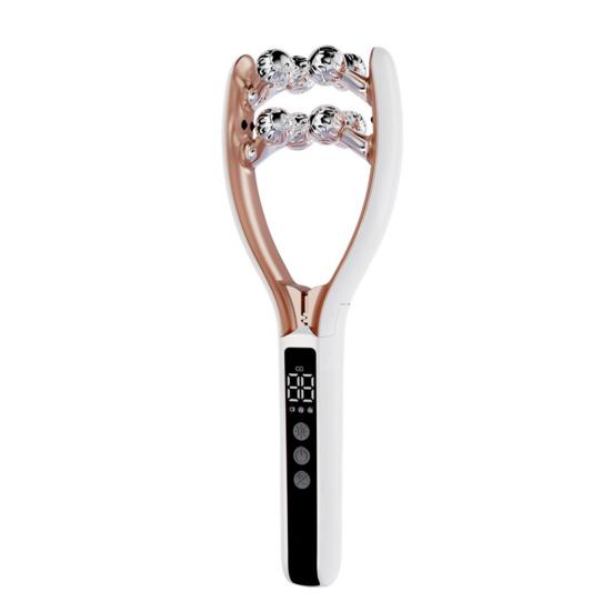 Face Massage Roller Tool V-Shape Lifting Massager for Skin Tightening Anti-Aging & Relaxation Portable